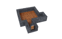 WarLock Tiles: Expansion Pack - 1 in. Dungeon Straight Walls