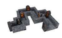 WarLock Tiles: Expansion Pack - 1 in. Dungeon Straight Walls