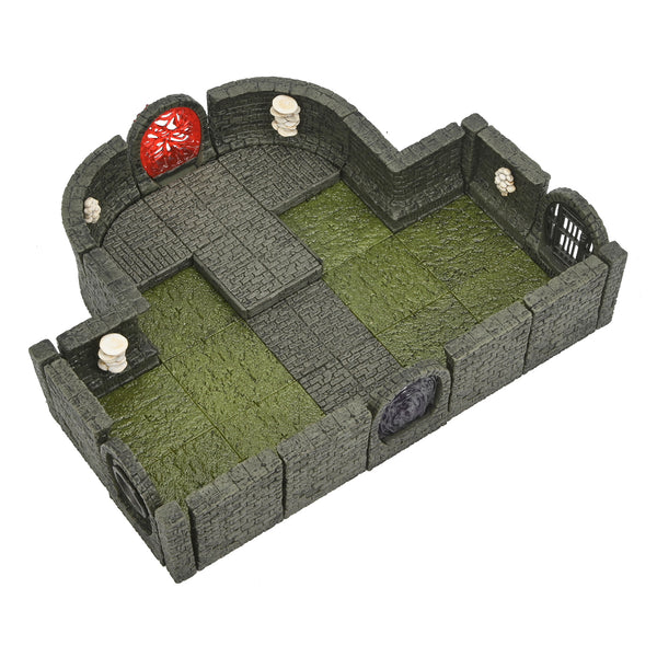 Plaster Interior Wall - Distressed X3 - WizKids WarLock Tiles D&D 2