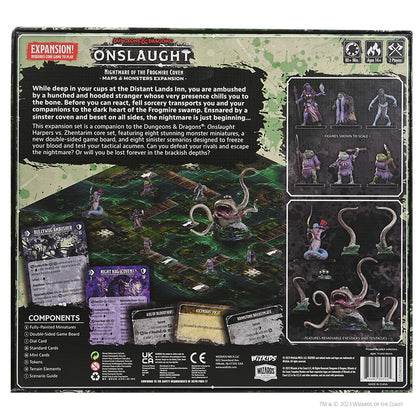Dungeons & Dragons Onslaught: Nightmare of the Frogmire Coven - Maps & Monsters Expansion - 2