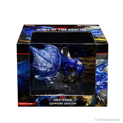 D&D Icons of the Realms Miniatures: Sapphire Dragon Premium Figure - 2