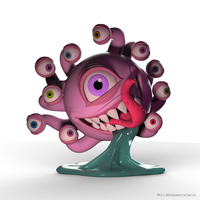 Dungeons & Dragons: Beholder 7" Resin Figure - Glow-In-The-Dark Edition by Kidrobot