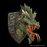 D&D Replicas of the Realms: Green Dragon Trophy Plaque