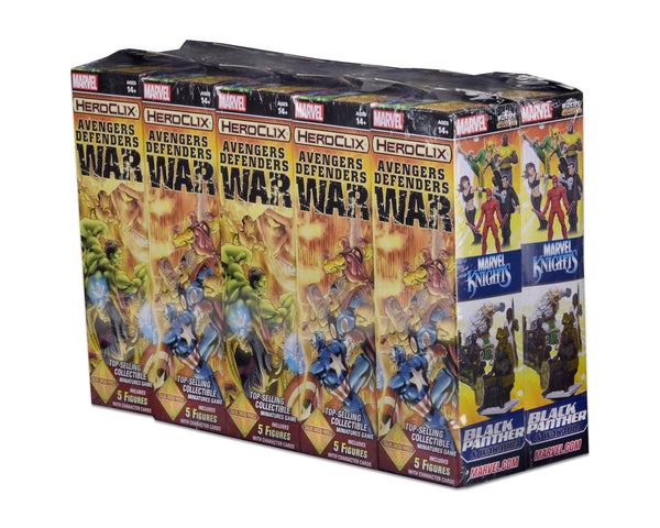 Marvel HeroClix: Avengers/Defenders War Booster Brick WizKids Marvel HeroClix: Avengers/Defenders War Booster Brick WizKids