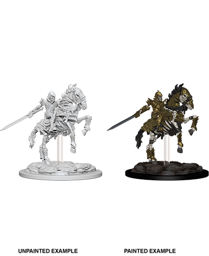 Pathfinder Battles Deep Cuts Unpainted Miniatures: Skeleton Knight on Horse - 1
