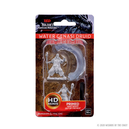 D&D Nolzur's Marvelous Miniatures: Water Genasi Male Druid - 1