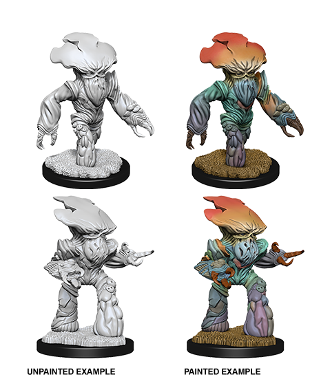 D&D Nolzur's Marvelous Minis: W16 Myconid Sovereign & Sprouts, Table Top  Miniatures