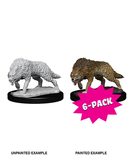WizKids Deep Cuts Miniatures - Timber Wolves (Bundles of 6)