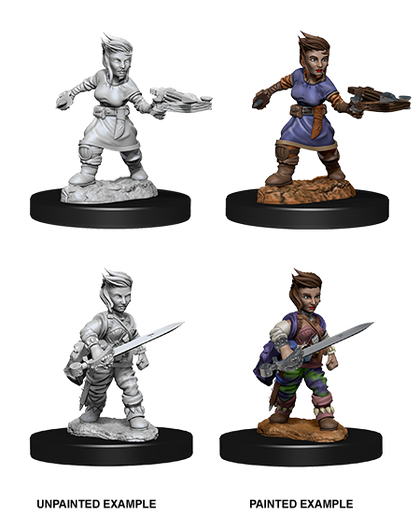 Pathfinder Battles Deep Cuts - Female Halfling Rogue - 1
