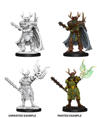 Pathfinder Battles Deep Cuts - Male Half-Orc Druid