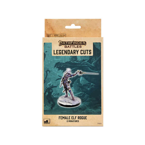 Warhammer Figuras Comprar Pathfinder Deep Cuts Unpainted Miniatures - Elf Female Sorcerer (6 Units) De WizKids/NECA Juego Harry Potter