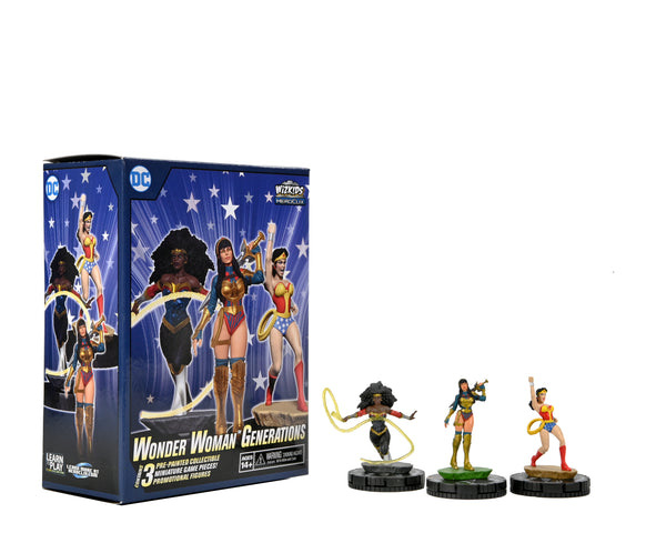DC HeroClix: Wonder Woman Generations 3-Pack – WizKids