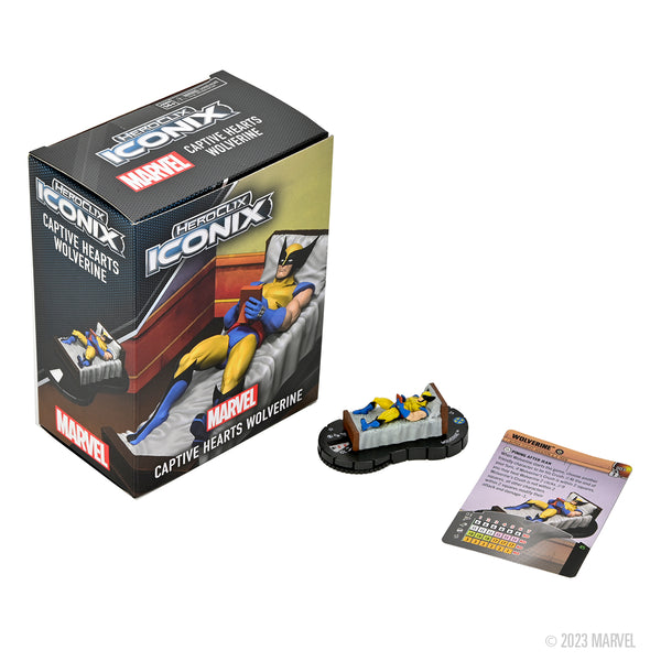 小物 hero Marvel HeroClix Iconix: Captive Hearts Wolverine – WizKids