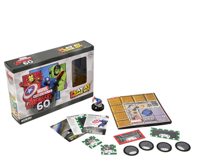 Marvel HeroClix: Avengers 60th Anniversary Play at Home Kit Captain America - 2