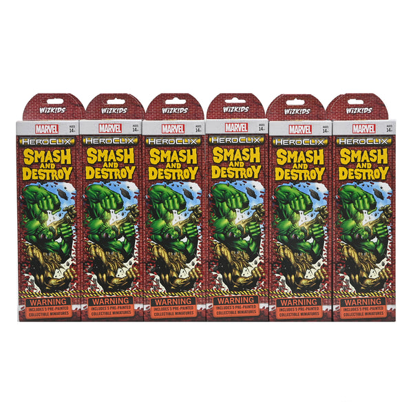 Marvel HeroClix: Smash and Destroy Booster Brick – WizKids