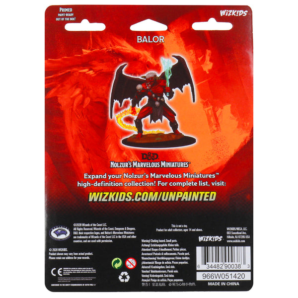 D&D Nolzur's Marvelous Miniatures - Balor – WizKids