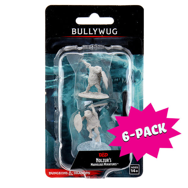WizKids D&D Nolzur's Marvelous Miniatures - Bullywug 6 Figuren Set