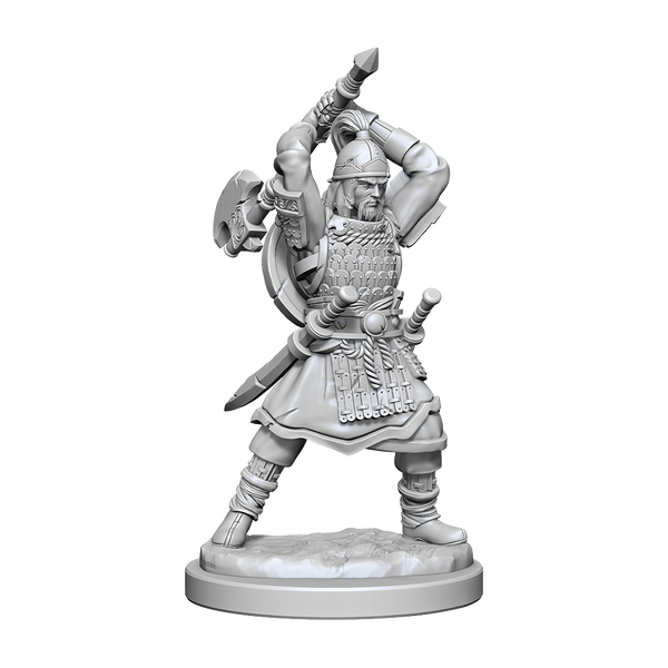 Nano Guerriero Maschio - Miniature D&D Wizkids