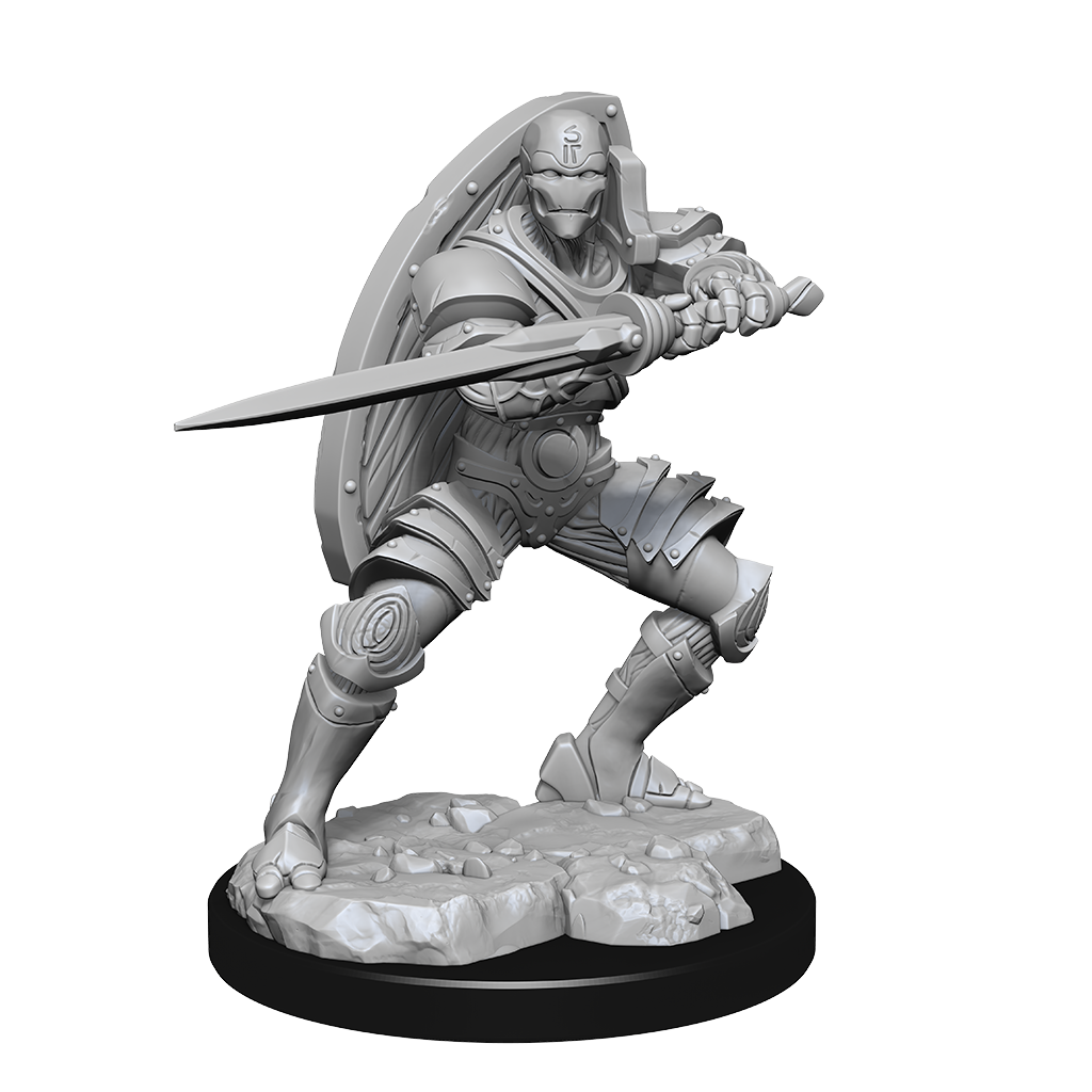 D&D Nolzur's Marvelous Miniatures: Warforged Fighter Male