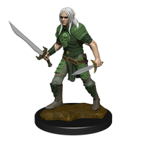 Pathfinder Deep Cuts Unpainted Miniatures: Elf Fighter Male