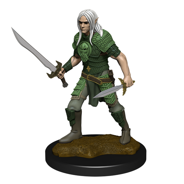 Pathfinder Deep Cuts Unpainted Miniatures: Elf Fighter Male – WizKids