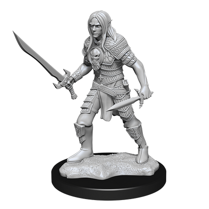 Pathfinder Deep Cuts Unpainted Miniatures: Elf Fighter Male - 1