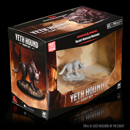 (DING & DENT) Dungeons & Dragons Nolzur's Marvelous Miniatures: Paint Kit- Yeth Hound - 2