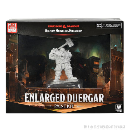 (DING & DENT) Dungeons & Dragons Nolzur's Marvelous Miniatures: Paint Kit - Enlarged Duergar - 1