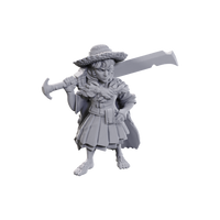 Pathfinder Deep Cuts: Female Halfling Magus Low-Level