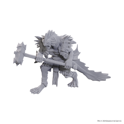 D&D Nolzur's Marvelous Miniatures: Sahuagin Coral Smasher - 1