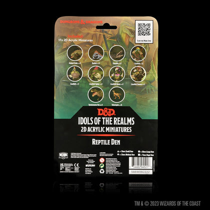 D&D Idols of the Realms: Scales & Tails - Reptile Den - 2D Set - 2