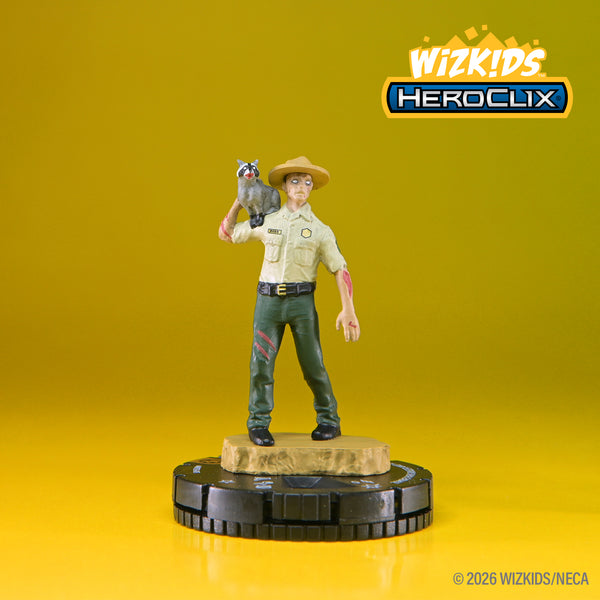 WizKids HeroClix: Zombie Park Ranger and Raccoon