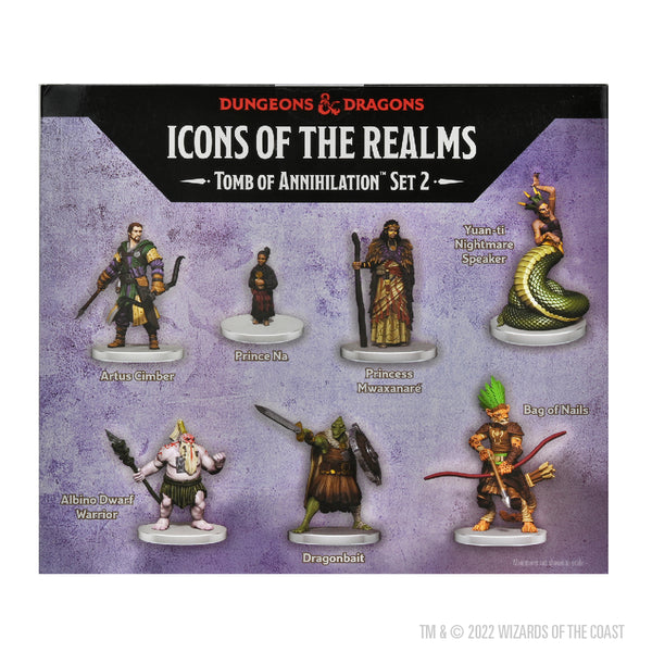 WizKids D&D Idols Of The Realms: Set Lich Tomb 2D - Miniature Acriliche Per Giocatori
