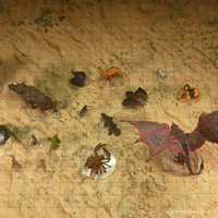 D&D Icons of the Realms: Desert Battle Mat