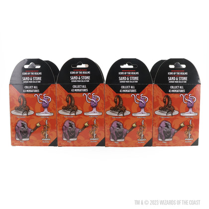 D&D Icons of the Realms: Sand & Stone - 8 ct. Booster Brick - 2