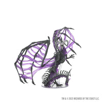 D&D Icons of the Realms: Black Dracolich Boxed Miniature (Gargantuan)