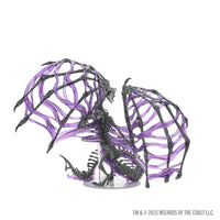 D&D Icons of the Realms: Black Dracolich Boxed Miniature (Gargantuan)