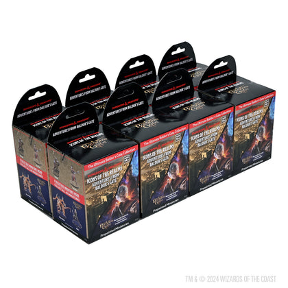 D&D Icons of the Realms: Adventures from Baldur's Gate - 8 ct. Booster Brick | Includes Characters from BG3 - 2