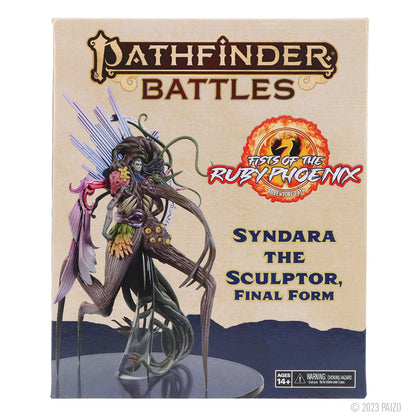 Pathfinder Battles: Fists of the Ruby Phoenix - Syndara the Sculptor, Final Form Boxed Figure - 2