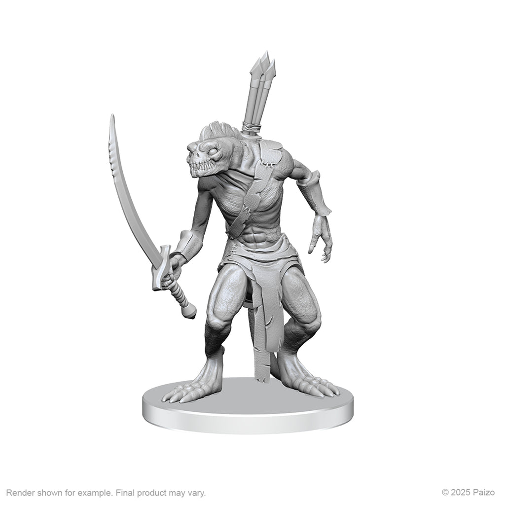 PRE-ORDER -Pathfinder Battles Deep Cuts: Xulgath Skirmisher & Stoneliege