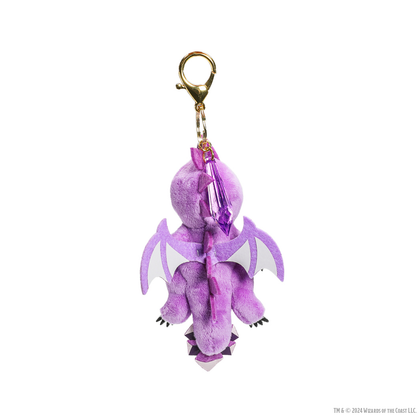 Dungeons & Dragons: 50th Anniversary Amethyst Wyrmling Plush Charm by Kidrobot - 2