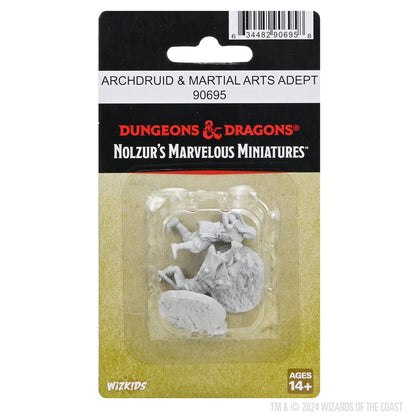 D&D  Nolzur's Marvelous Miniatures: Archdruid & Martial Arts Adept - 1