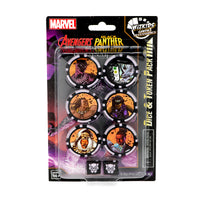 Marvel HeroClix: Avengers Black Panther and the Illuminati Dice & Token Pack
