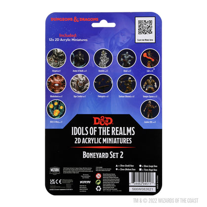 D&D Idols of the Realms: Boneyard - 2D Set 2 - 2