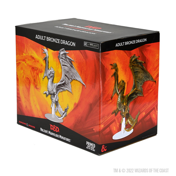 D&D Nolzur's Marvelous Miniatures: Adult Bronze Dragon – WizKids