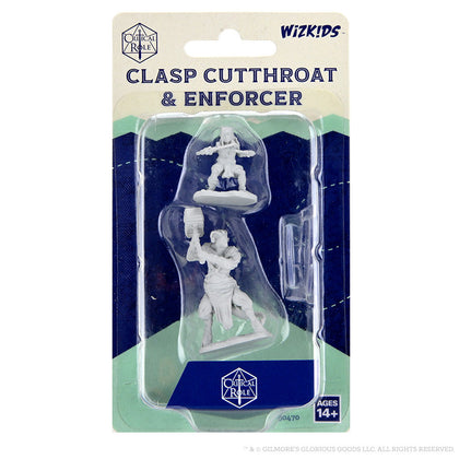 Critical Role Unpainted Miniatures: Clasp Cutthroat & Enforcer - 1