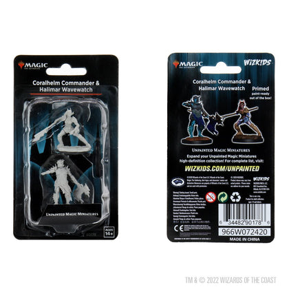 Magic: the Gathering Unpainted Miniatures - Coralhelm Commander & Halimar Wavewatch - 1