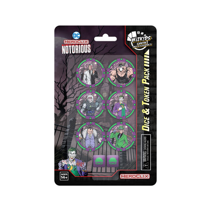 DC HeroClix: Notorious Dice & Token Pack - 1