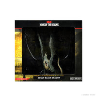 D&D Icons of the Realms: Adult Black Dragon Premium Figure