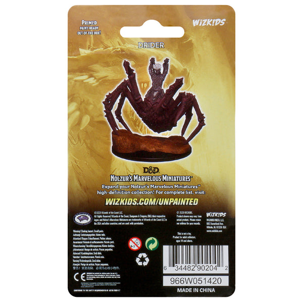 D&D Nolzur's Marvelous Miniatures: Spiders (72558) – Gnomish Bazaar